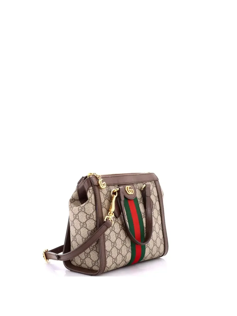 Gucci Ophidia Top Handle Tote Gg Coated #254868G16B - Picture 2 of 7